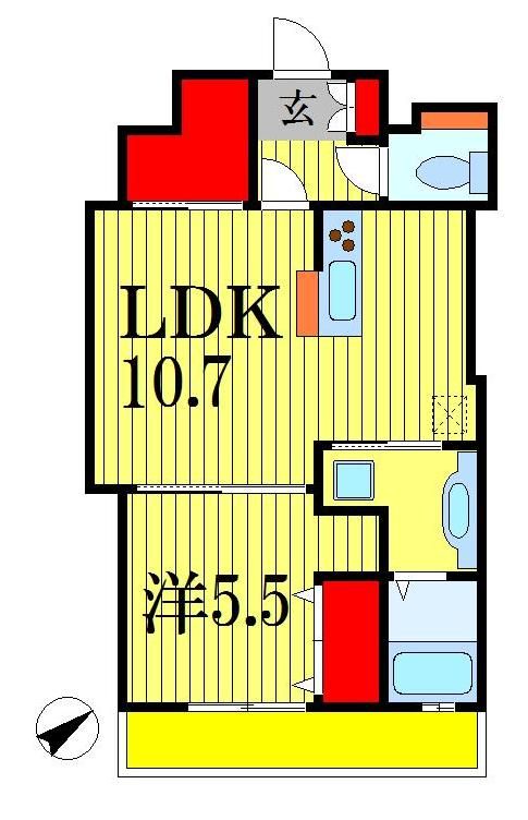 ガレットの間取り