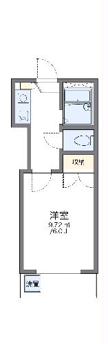 レオパレス松保町Ｂの間取り