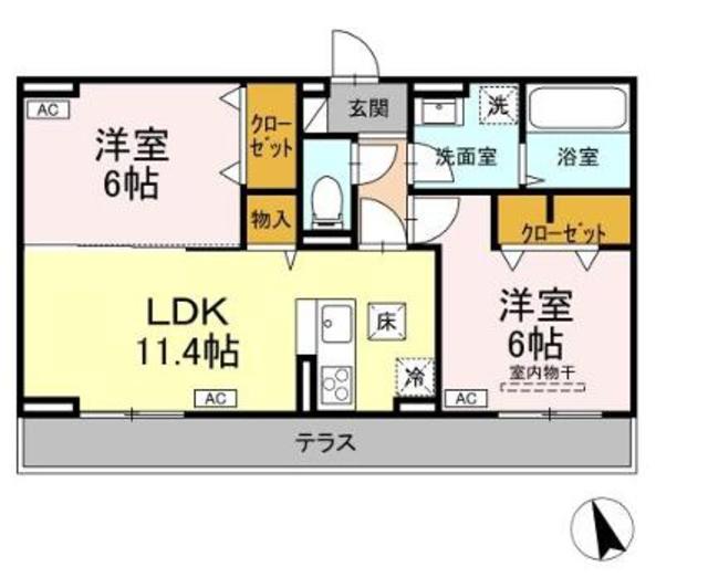 カサヴェールの間取り