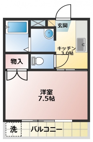 ブランシュ富士の間取り