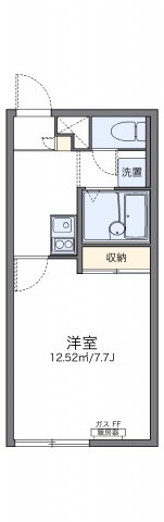 レオパレスアルデバランの間取り