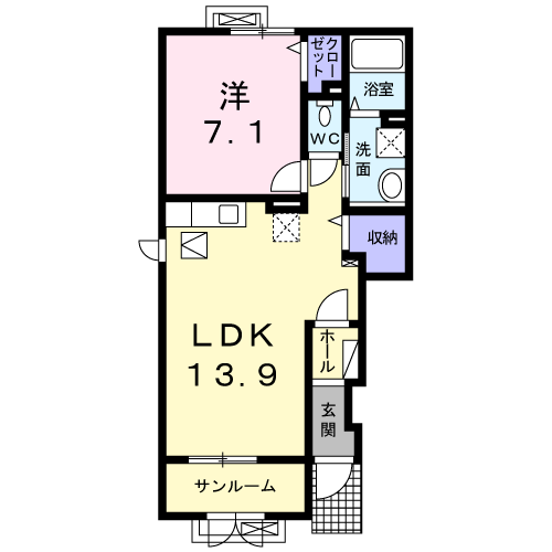 DK・プロスペレIの間取り