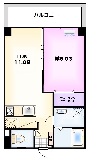 コンタシオンIVの間取り