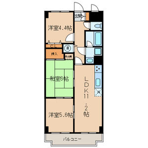 ライオンズマンション竹の塚第3の間取り