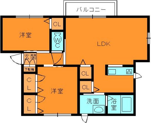 ロハスコートの間取り