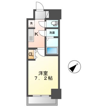 アドバンス名古屋モクシーの間取り