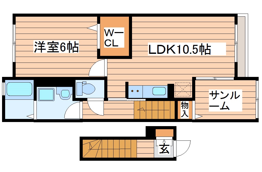 リヴェールIIIの間取り