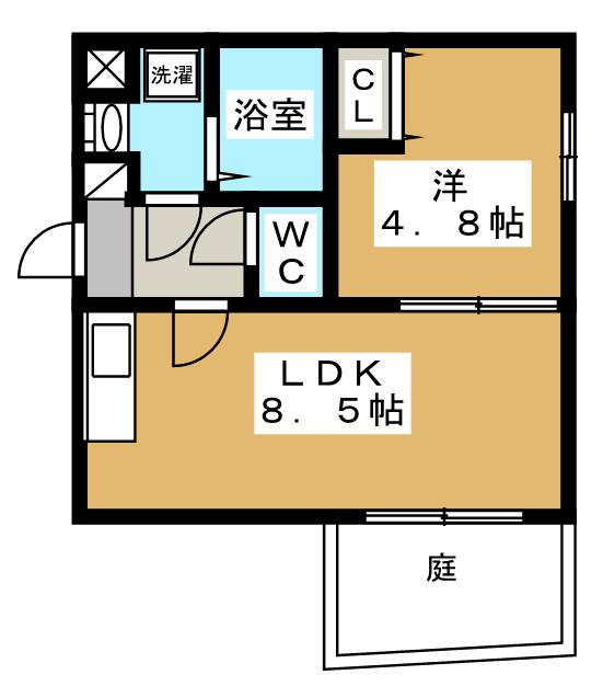 クレアーレ富小路の間取り