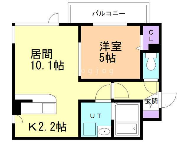 ロジュマン黒金の間取り