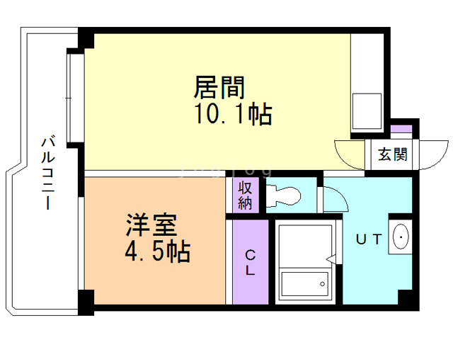 エムズ月寒西ビルの間取り