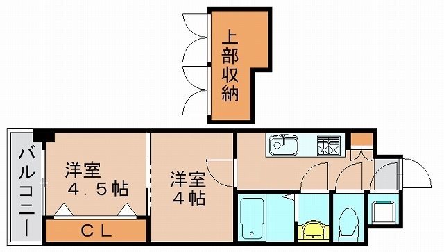 【福岡市東区箱崎ふ頭のマンションの間取り】