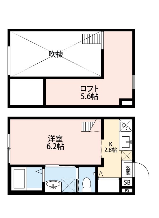 RISE篠崎の間取り