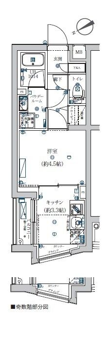 エストゥルース横浜子安の間取り