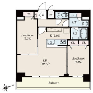 S-RESIDENCE四日市安島aloggioの間取り