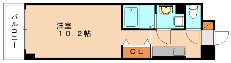 福岡市博多区井相田のマンションの間取り