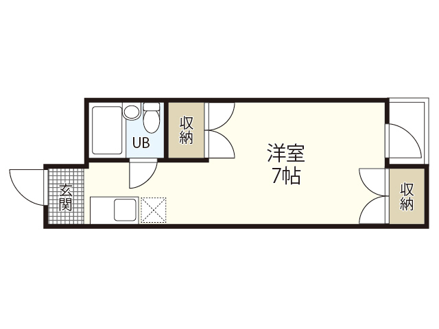 パラドール廿日市佐方の間取り