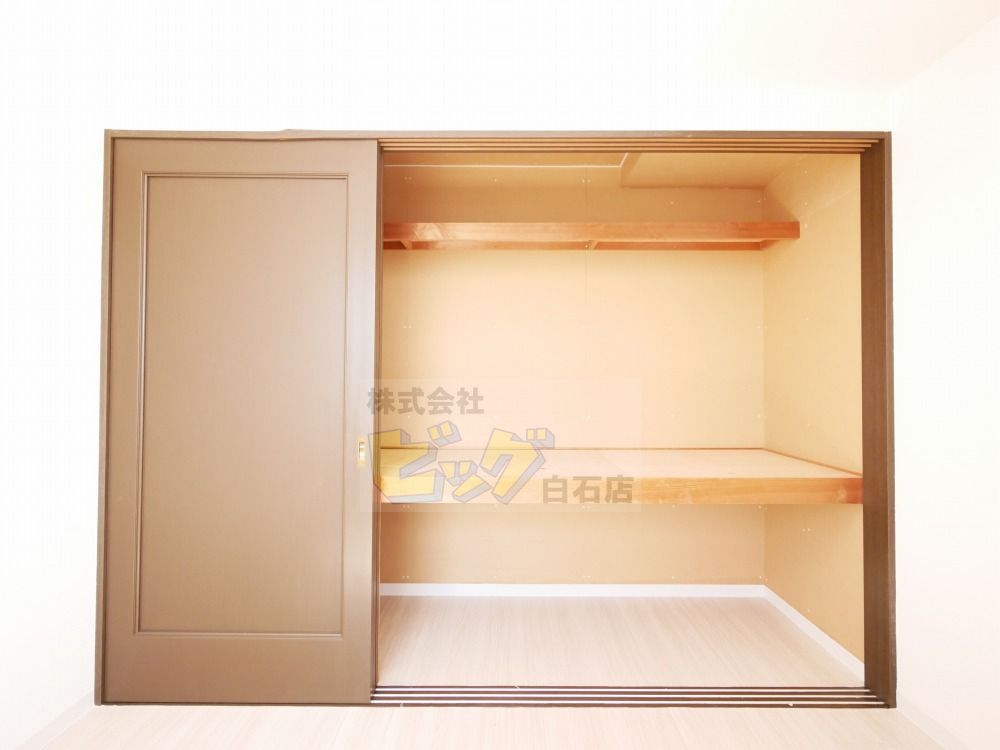 収納　広々クローゼット付きです♪