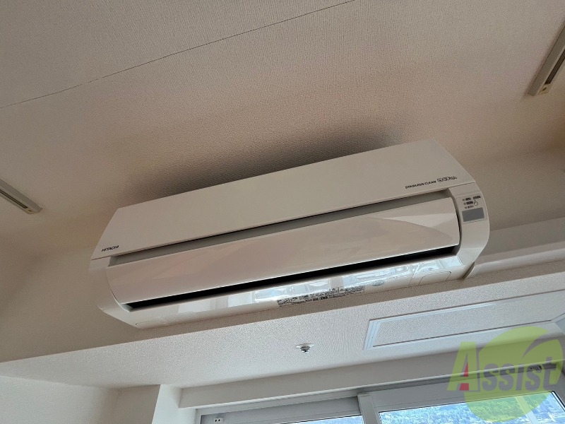 その他設備　エアコン付きで快適なリビングです！欠かせませんね。