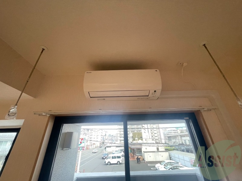 その他設備　エアコンが付いているので夏も冬も快適ですね～