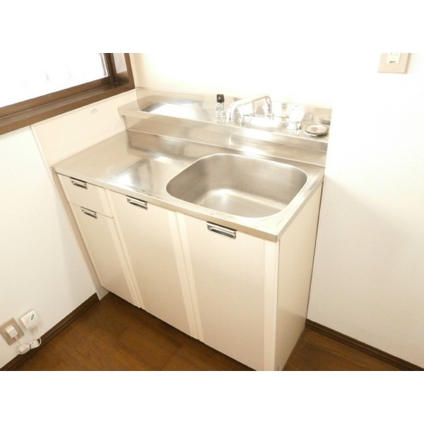 キッチン　ガスコンロ設置可♪