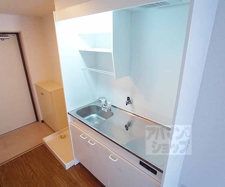 キッチン　１口ガスコンロが設置可能