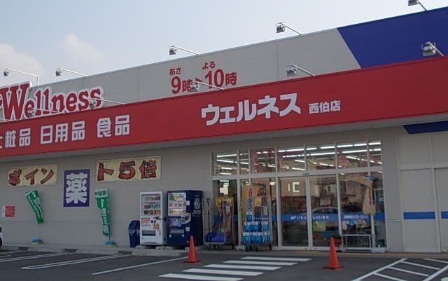 ドラックストア　ウェルネス西伯店（ドラッグストア）まで1500m