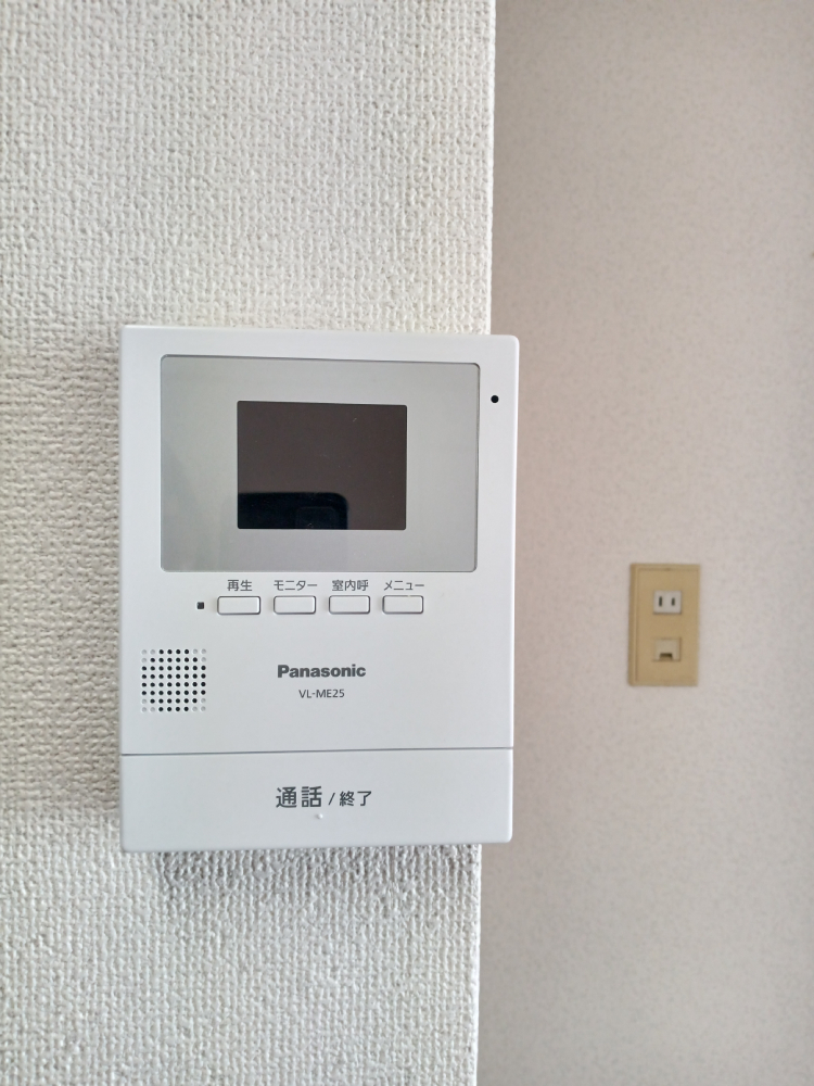セキュリティ　モニター付きドアホン