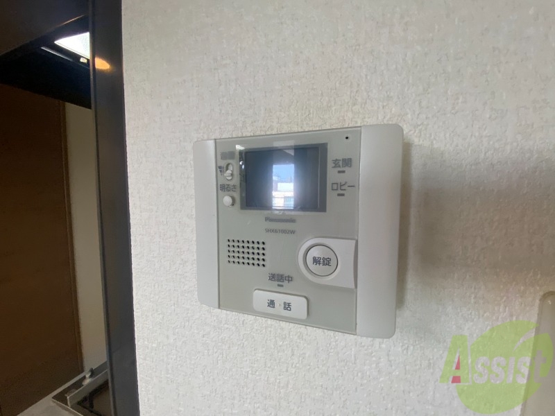 セキュリティ　インターホンで来客確認ができます。安心ですね。