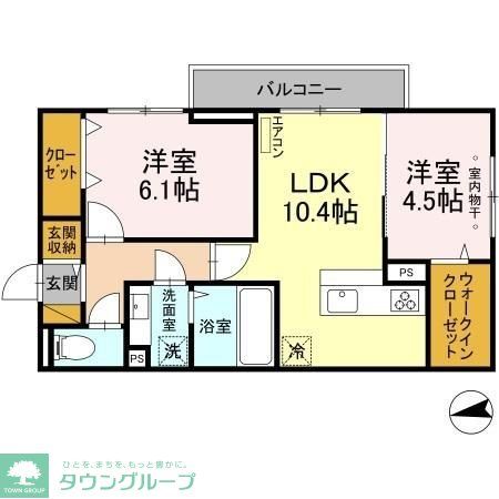 コンフォート松戸の間取り写真