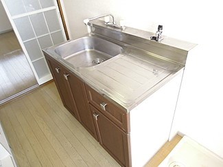 キッチン　お好きなガスコンロ設置可能です。