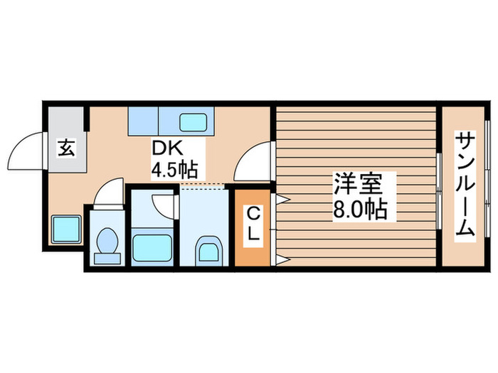 福島ハイツの間取り写真