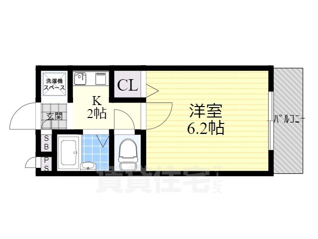 ＪＲ東海道本線 瀬田駅 徒歩17分 4階建 築26年の間取り写真