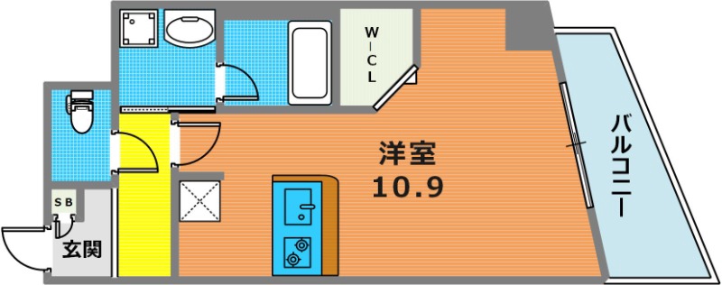 メゾンアイリスの間取り写真