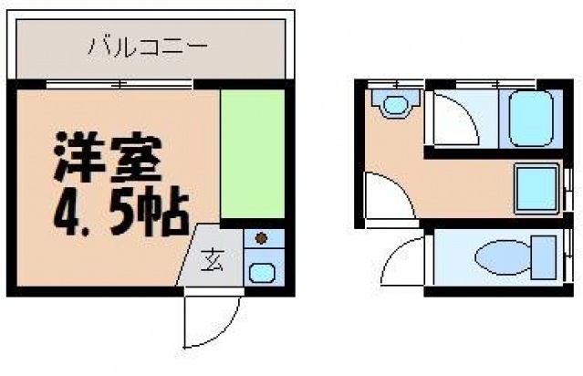 野村アパートの間取り