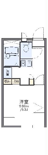 レオパレスアロマ赤坂Iの間取り