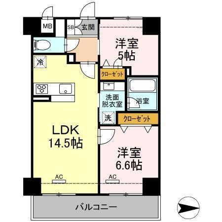 セブンリリー矢巾の間取り