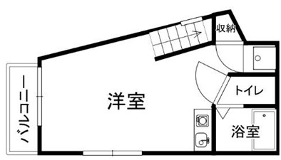 ベルフラワー岡町の間取り