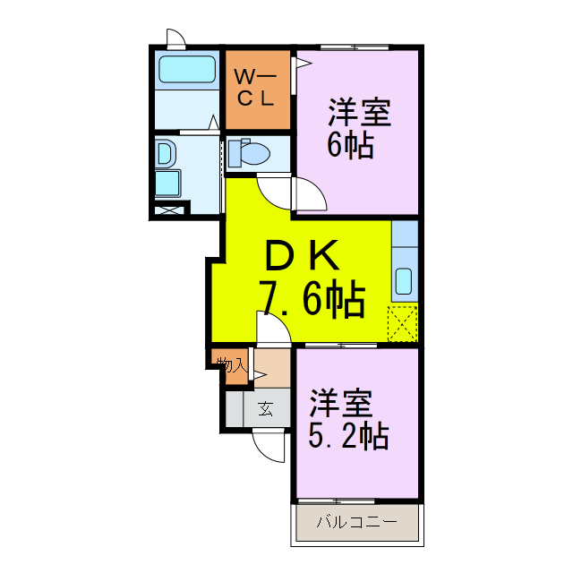 サンシティ　イズミIの間取り