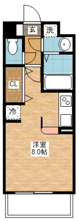 長崎県長崎市若草町（マンション）の賃貸物件の間取り