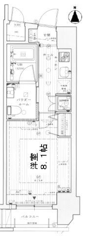 クリスタルグランツ京都高辻の間取り