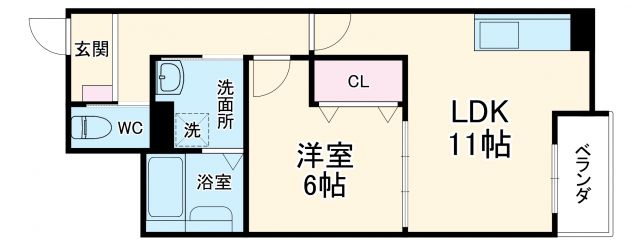 （仮称）中村区日比津町1丁目フラットハウスの間取り