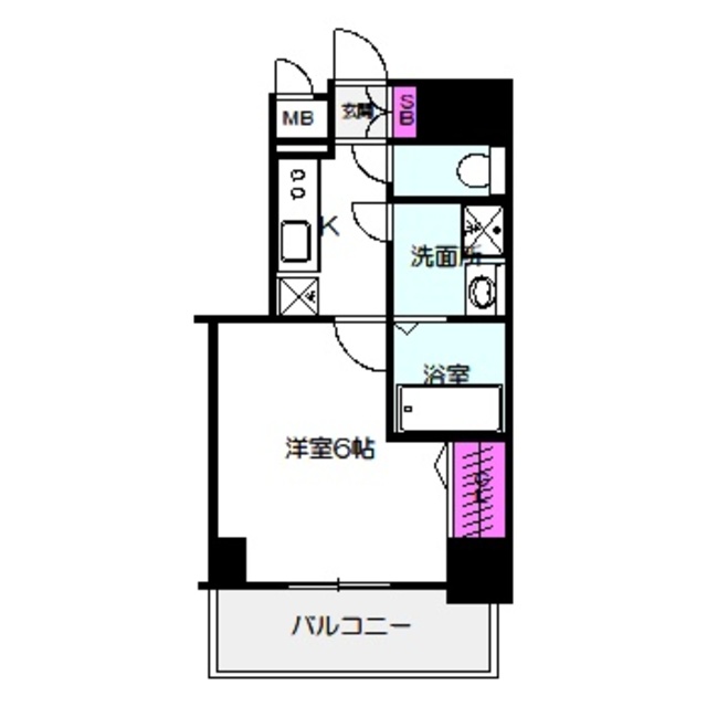 エスリード大阪城テラスの間取り