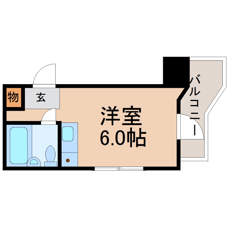 名古屋市熱田区一番のマンションの間取り