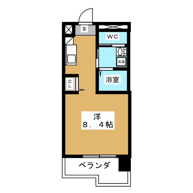 ピーステン名駅南の間取り