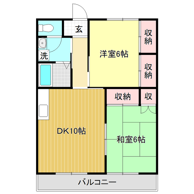 ハイツフジオの間取り