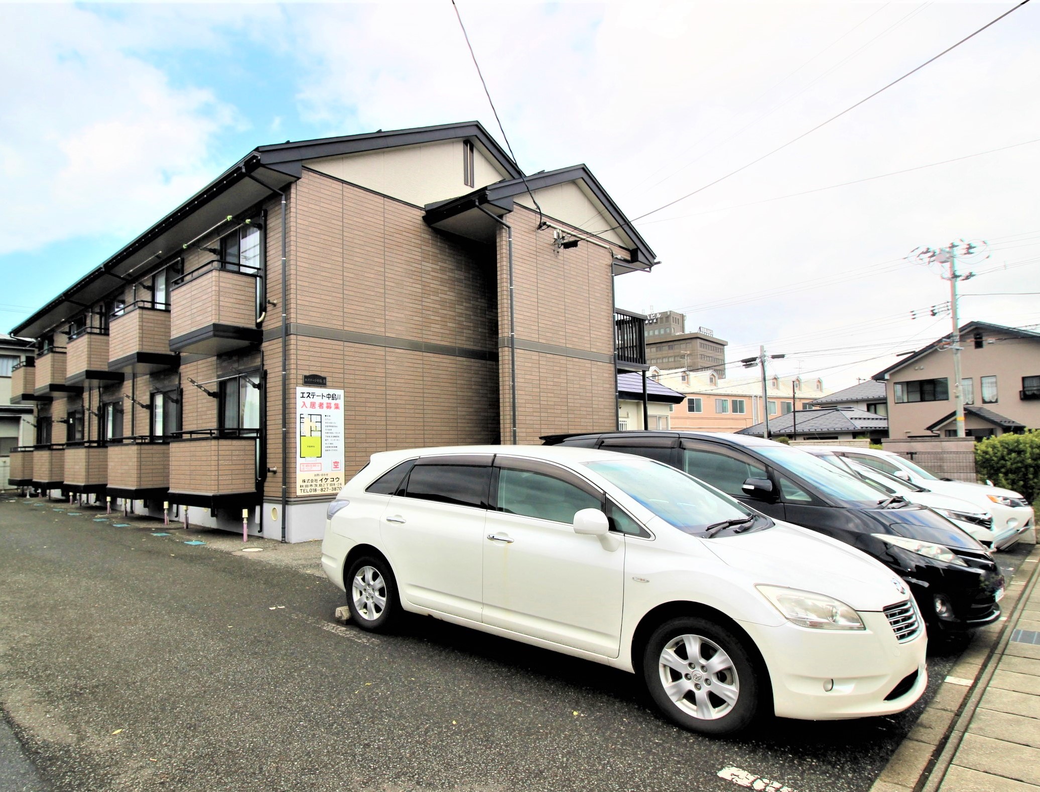 エステート中島IIの建物外観