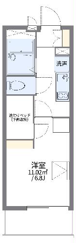 レオパレス山王の間取り