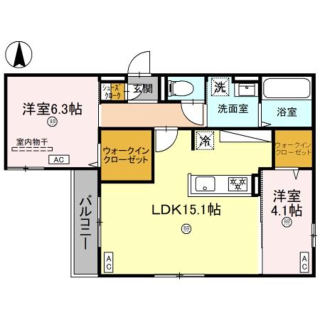 スペチアーレ南住吉3丁目の間取り