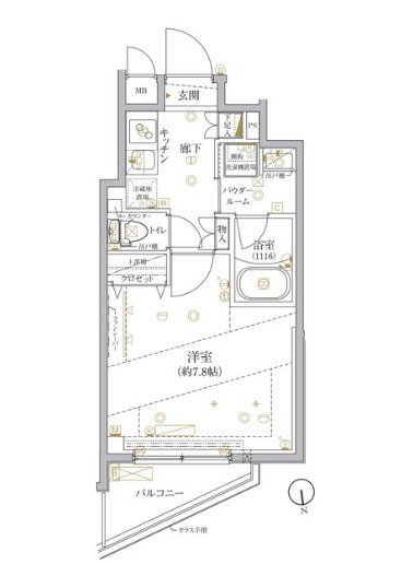 千代田区神田司町のマンションの間取り