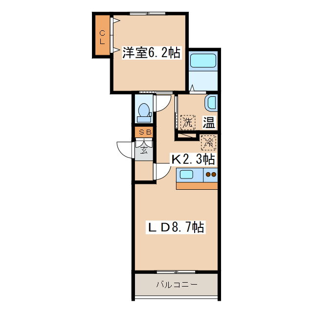 セントポプラの間取り